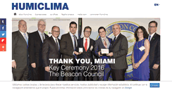 Desktop Screenshot of humiclima.com
