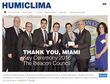 Tablet Screenshot of humiclima.com